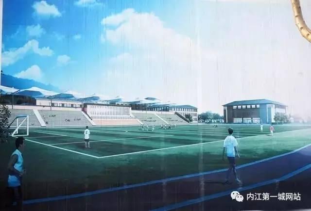 内江师院全景图,内江师院效果图