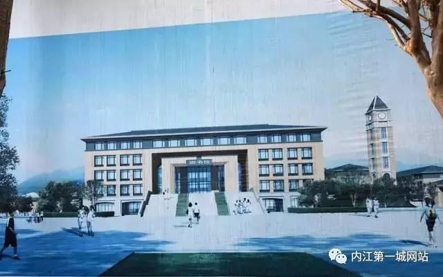 内江师院全景图,内江师院效果图