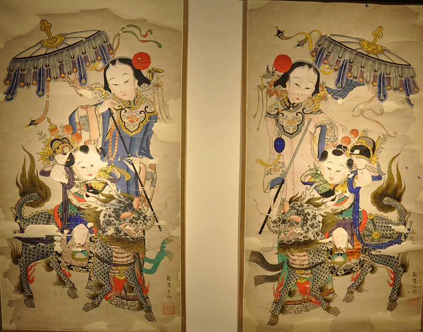 家家会点染户户善丹青是什么意思,民间最流行的年画