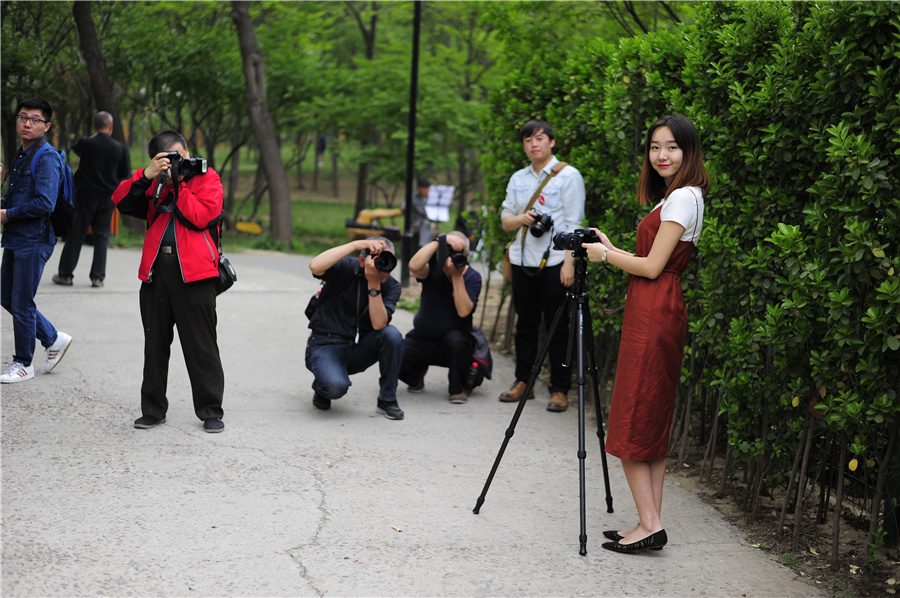 “劲捷杯”最美春·途摄影大赛兴隆公园外拍活动花絮