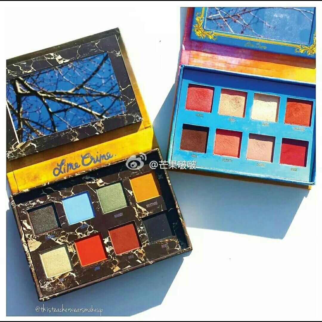 9盘眼影试色大全,美到哭的眼影试色