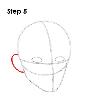 下面的学习如何画个冻的头发都白了的人