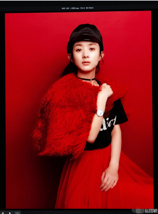 赵丽颖文字腔,赵丽颖素颜