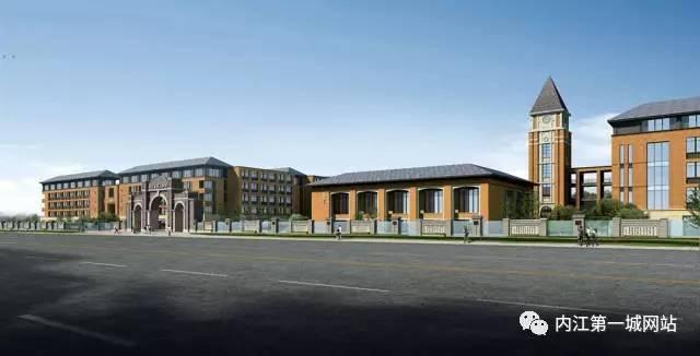 内江师院全景图,内江师院效果图