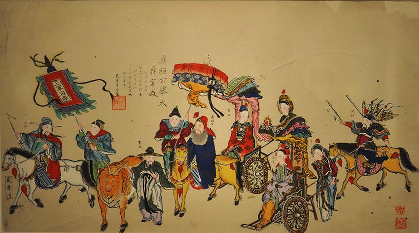 家家会点染户户善丹青是什么意思,民间最流行的年画