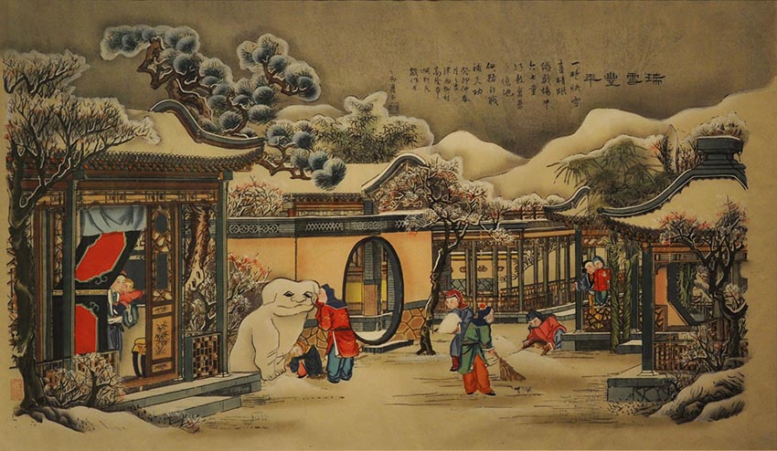 家家会点染户户善丹青是什么意思,民间最流行的年画