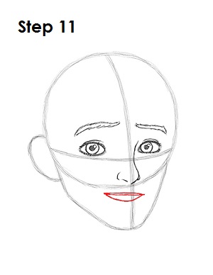 下面的学习如何画个冻的头发都白了的人