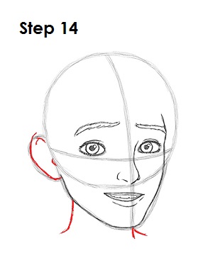 下面的学习如何画个冻的头发都白了的人