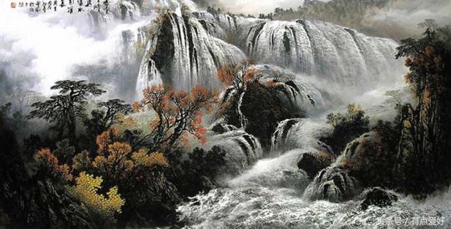 最新曾刚彩墨山水画技法,曾刚彩墨山水画教程大全