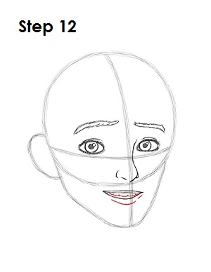 下面的学习如何画个冻的头发都白了的人