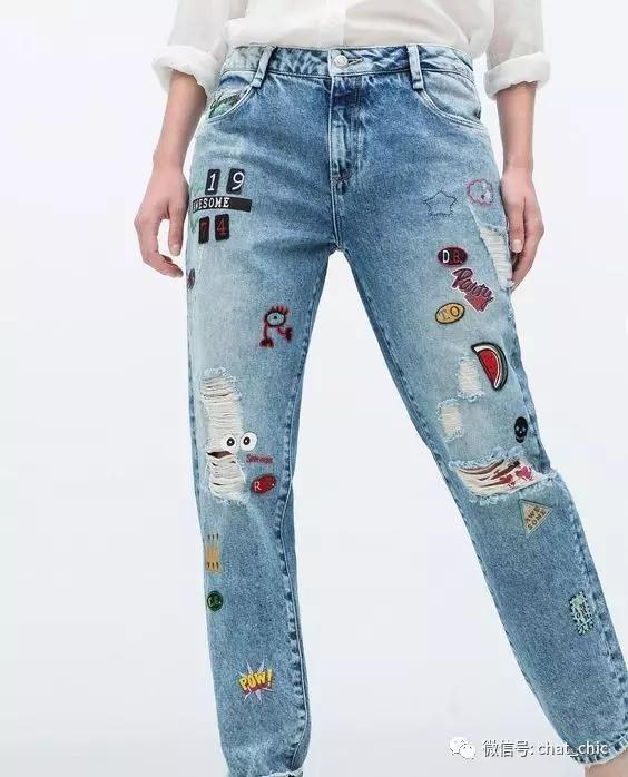 牛仔裤破洞用钩针花样修补,牛仔裤破洞越来越大怎么处理