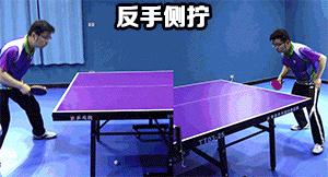 乒乓球技术分享反手站位框架教学,乒乓球技术汇总表