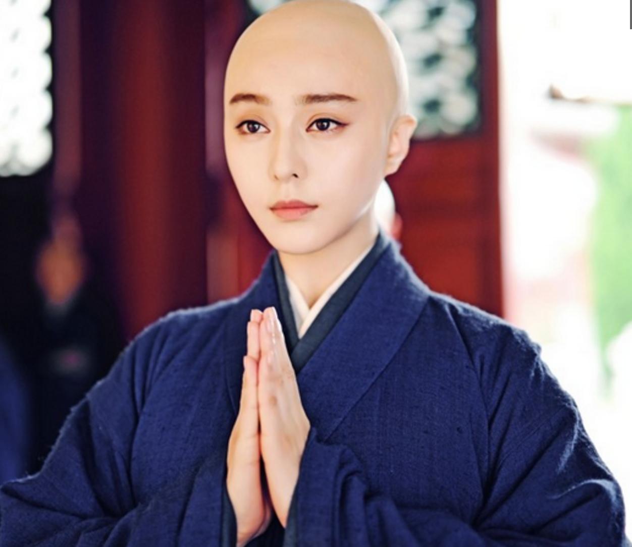 全球最美100女明星范冰冰,十大女明星光头形象