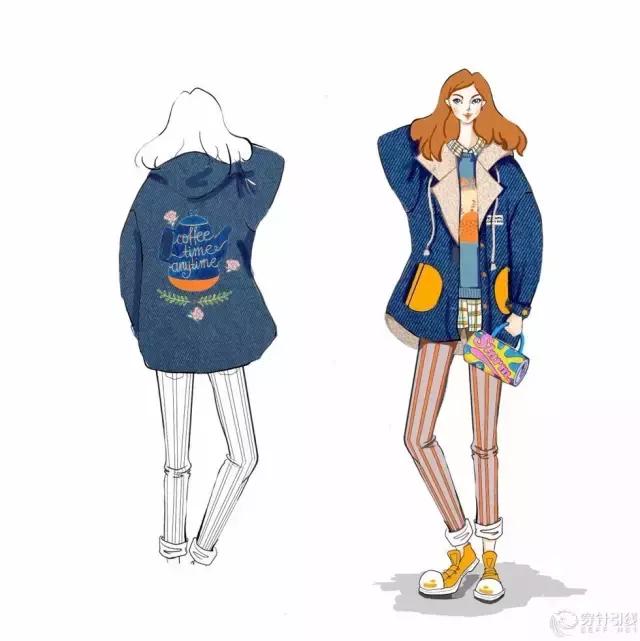 时尚手绘｜为jucyjudy2017FW系列设计