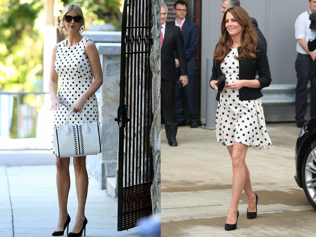 美国第一千金伊凡卡遭怼复制凯特王妃造型，贵三倍却输在这三点