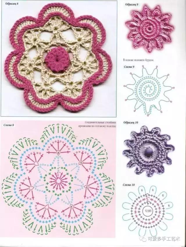 爱尔兰花和叶子大全，最令人心动的钩编之法（附图解）