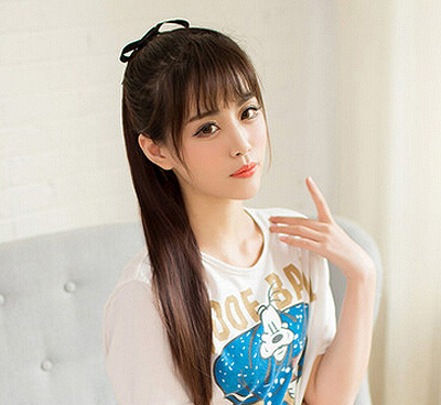 扎马尾前面的碎发怎么弄,扎高马尾额前碎发怎么处理