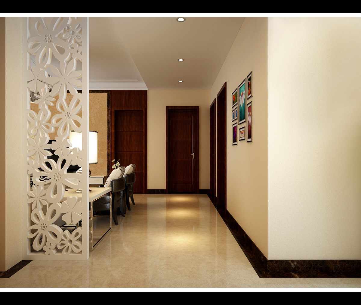 济南185平4房2厅3卫效果图,济南高速花园小区