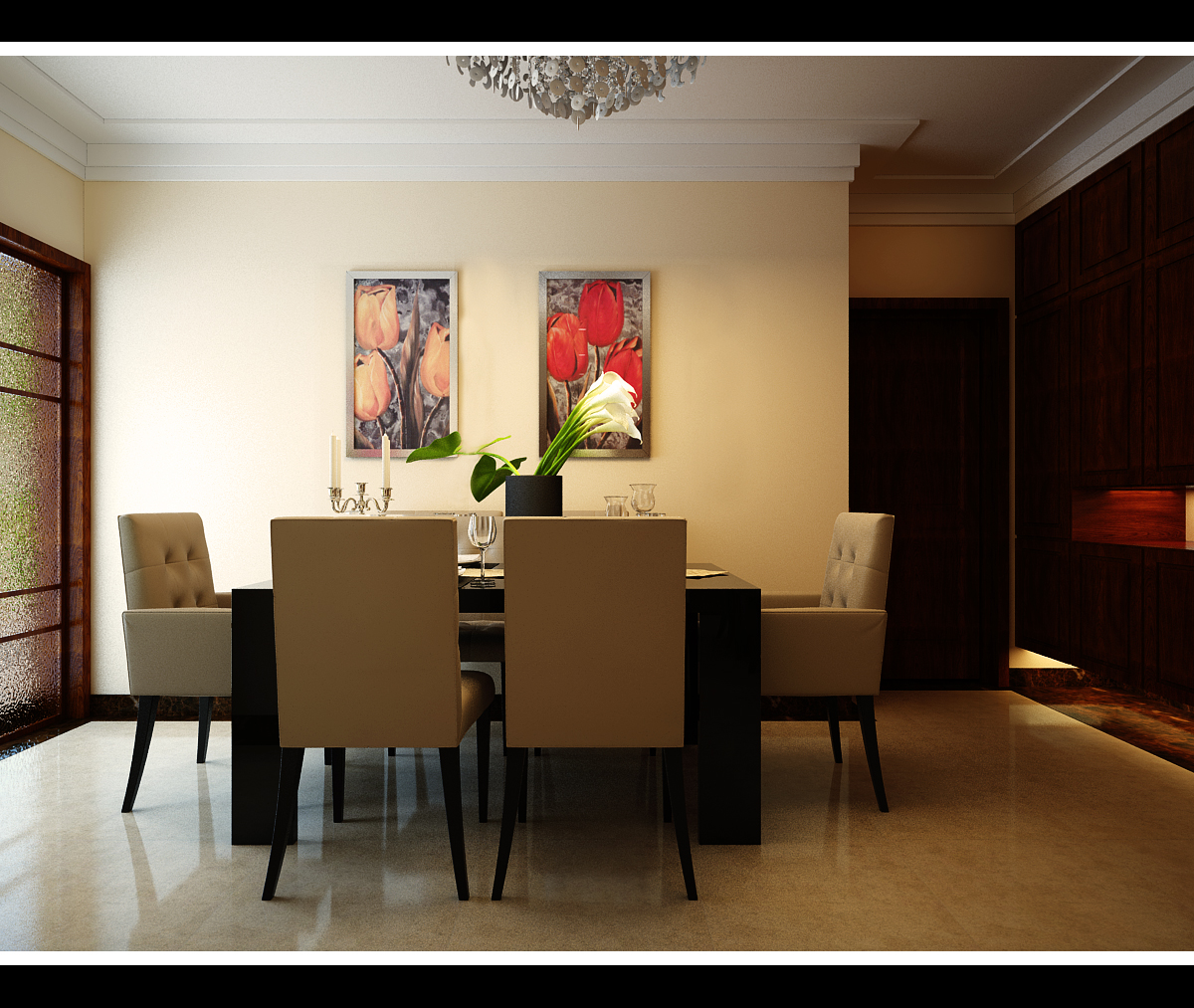 济南185平4房2厅3卫效果图,济南高速花园小区