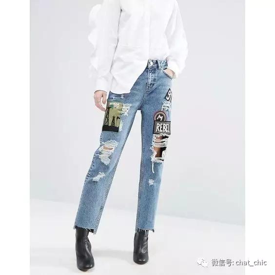 牛仔裤破洞用钩针花样修补,牛仔裤破洞越来越大怎么处理