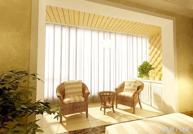 晾衣阳台空间巧妙利用,超长阳台怎么利用