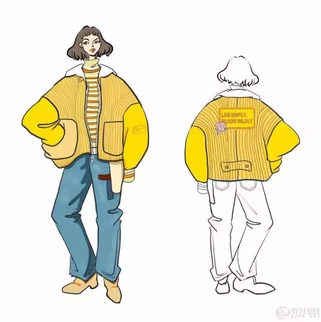 时尚手绘｜为jucyjudy2017FW系列设计