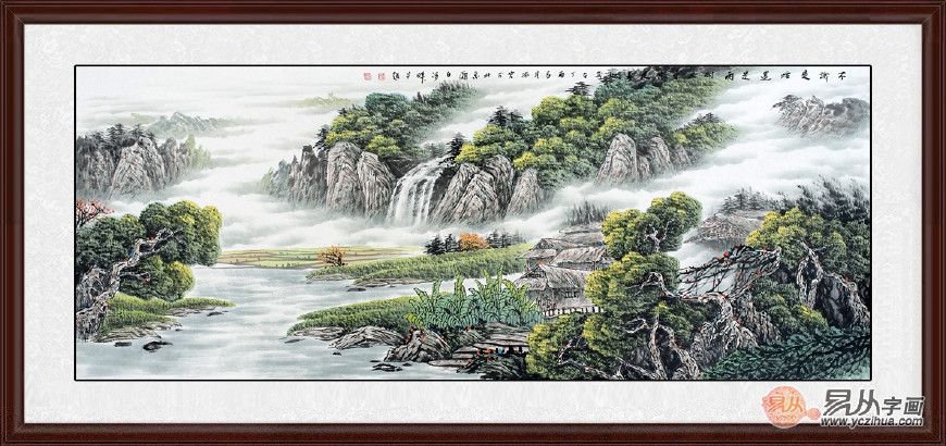 有品位的家里都会挂好画,有艺术气息的家怎么形容