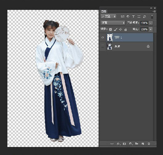 ps如何做成古风水墨晕染特效教程,ps荷花古风人物调色视频教程