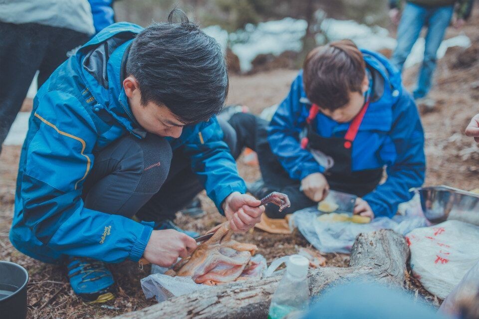 成体背包客带起包子重回甲尔猛措