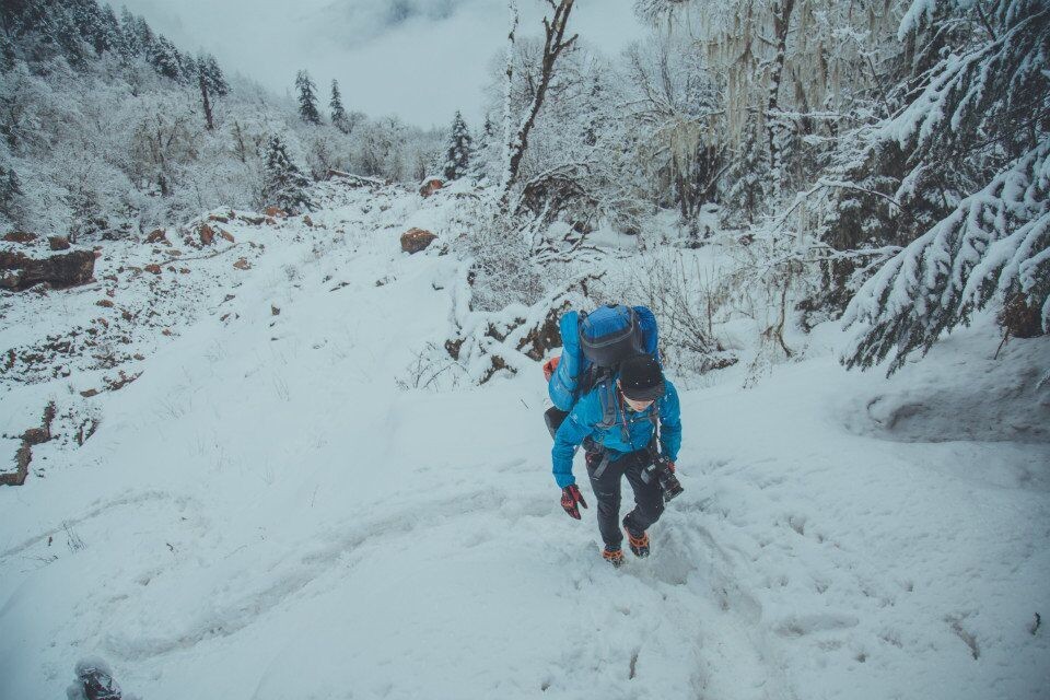 成体背包客带起包子重回甲尔猛措