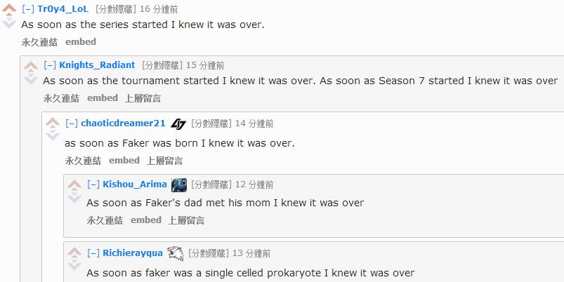 外国人说faker,国外选手谈faker