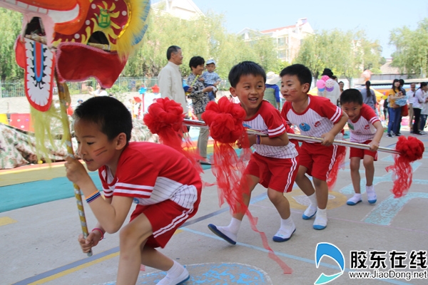 六一活动烟台山幼儿园,烟台多彩活动庆六一