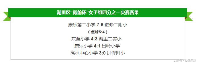 2017年湖里区“殿前杯”读秒绝杀！东渡小学4：3惊险晋级