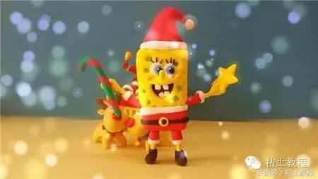 用彩泥做的海绵宝宝动画片,用彩泥做个海绵宝宝