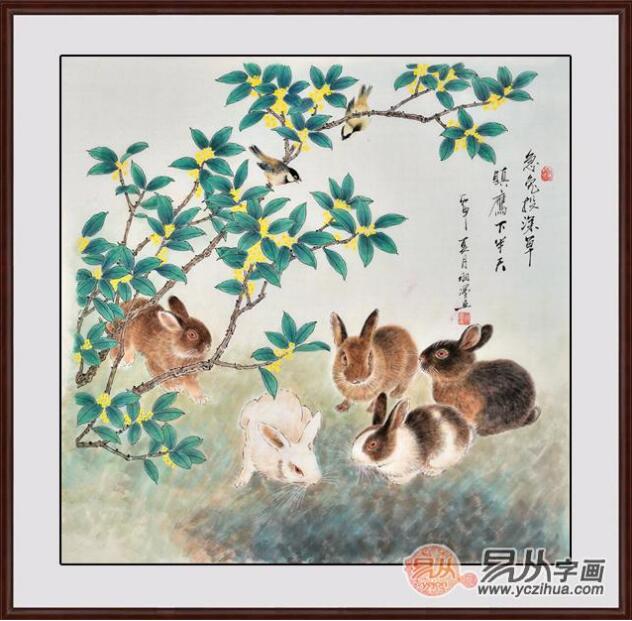 电表箱高级装饰画大全,办公室电表箱竖版装饰字画