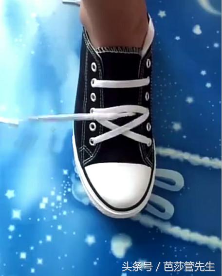 帆布鞋好看花式鞋带系法,帆布鞋也能走出高姿态