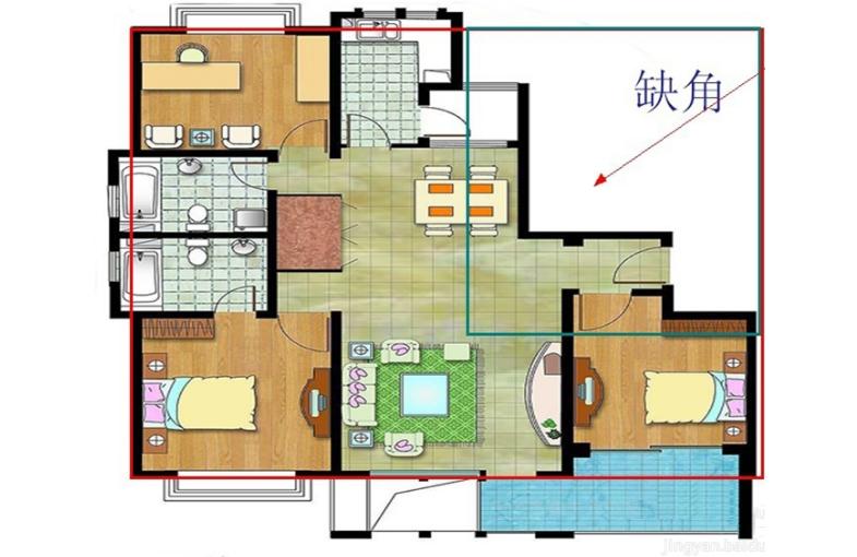 明显“缺角”的房型，一定要引起重视