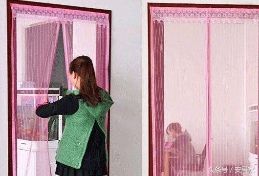 防盗门防蚊门帘全磁铁最新款家用,防盗门装什么防蚊门帘最好