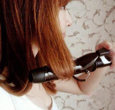 梨花烫中短发内扣发型,中长款梨花烫发发型图片