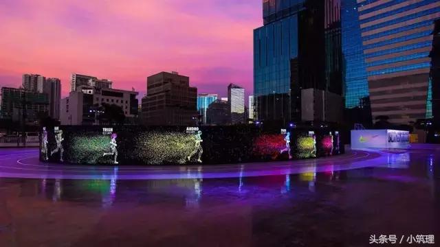 nike和led跑道,nike又一款破碎感的鞋