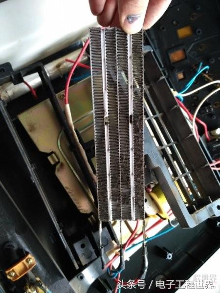 电暖风机拆解视频教程,500瓦以下的暖风机拆解