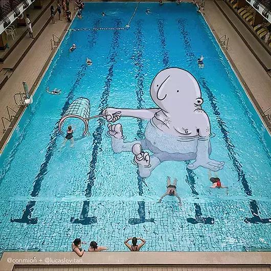 一组黑白手绘插画作品分享,一组手绘人像插画作品分享