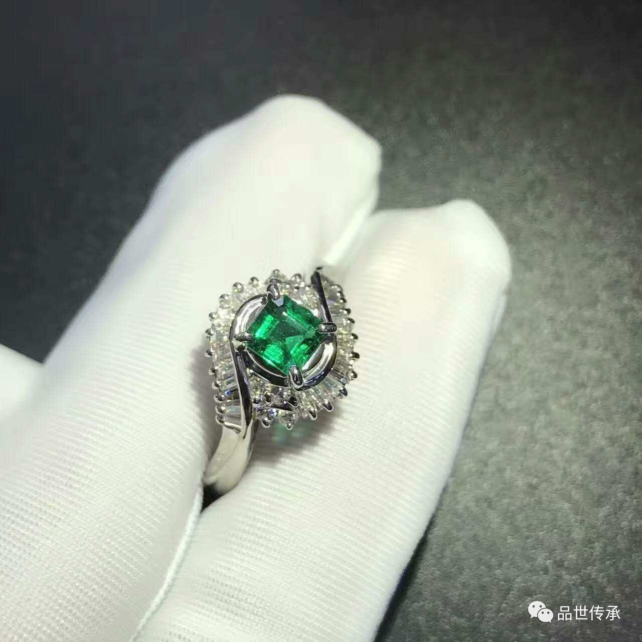 祖母绿戒指女款,祖母绿戒指