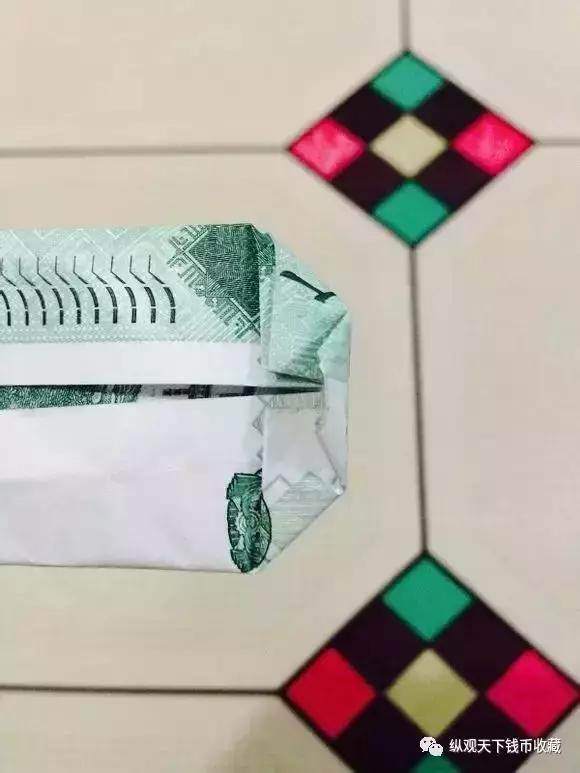 纸币折520,5元折爱心教程超简单