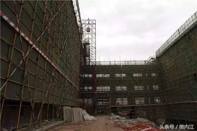 内江六中高新校区修得咋样了？这里有最新消息！（多图，速进！）