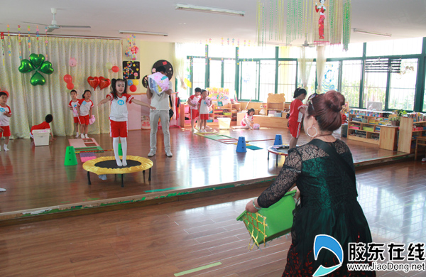 六一活动烟台山幼儿园,烟台多彩活动庆六一