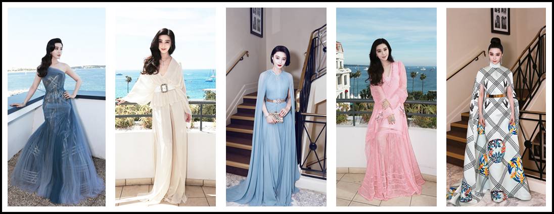 范冰冰全程陪伴,范冰冰踏上戛纳红毯的那一刻