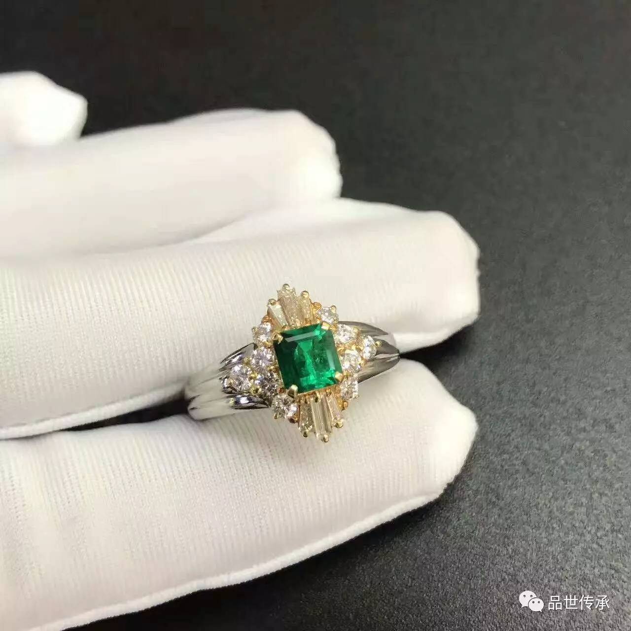 祖母绿戒指女款,祖母绿戒指