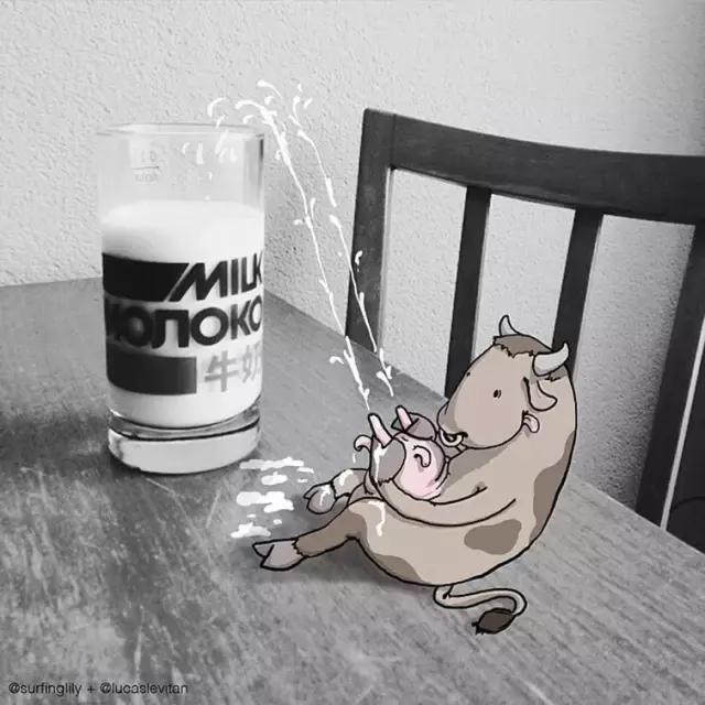 一组黑白手绘插画作品分享,一组手绘人像插画作品分享