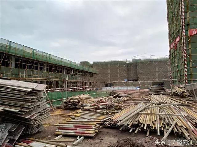 内江六中高新校区修得咋样了？这里有最新消息！（多图，速进！）